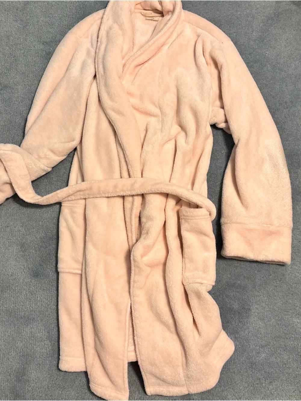 Peach Plush Robe